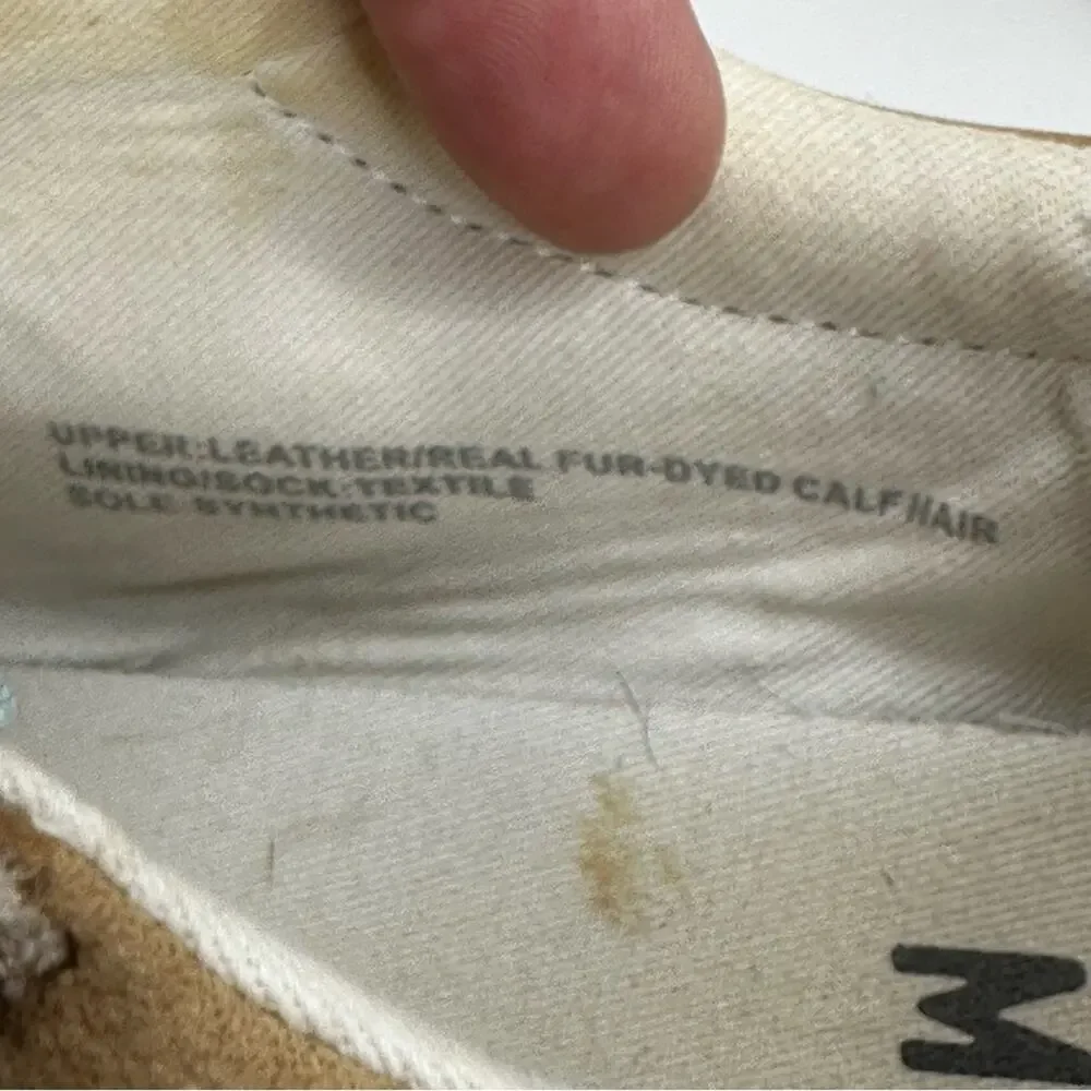 Madewell Kickoff Sneaker Trainer Spot Dot Calf Hair & Nuback - Picture 9 of 11
